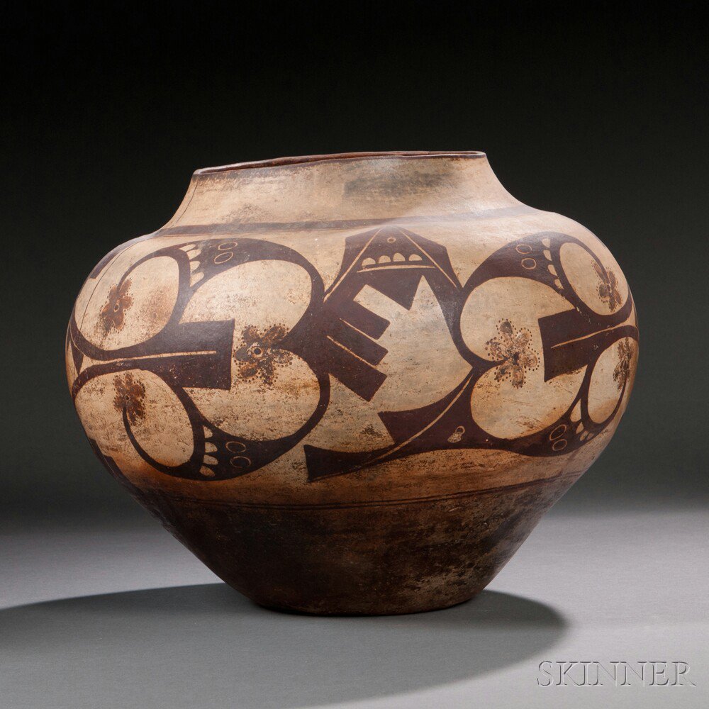 Appraisal: Early Pottery Olla possibly Zia c second half th century