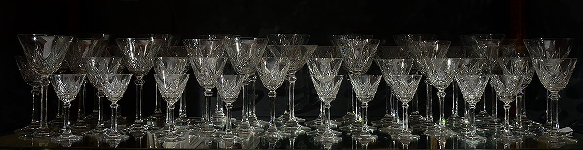 Appraisal: COLLECTION OF BACCARAT CRYSTAL STEMWARE Approx pieces by Baccarat crystal