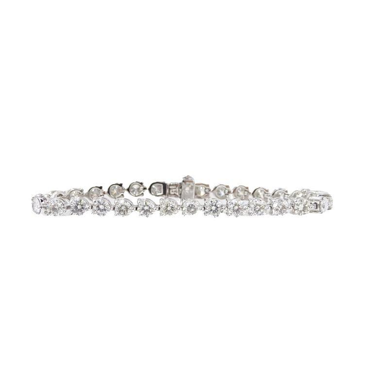 Appraisal: ct Round Diamond Tennis Bracelet ct Round Diamond Tennis Bracelet