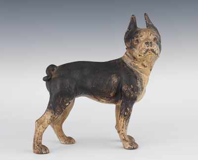 Appraisal: Another Boston Terrier Cast Iron Doorstop Polychromed hollow cast iron