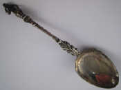 Appraisal: An th century Dutch spoon the finial a cooper finishing