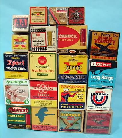 Appraisal: Lot of empty shot shell boxes - various makers