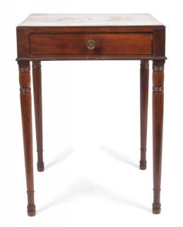 Appraisal: An English Occasional Table Height x width x depth inches