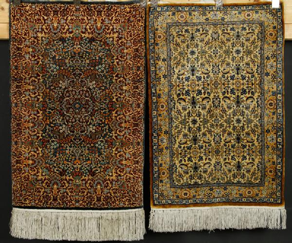 Appraisal: - th C Persian Rugs Two th century Persian rugs