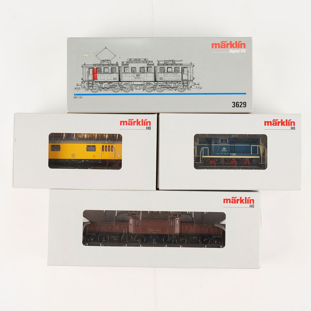 Appraisal: Grp Marklin HO Scale Trains - - - - Marklin