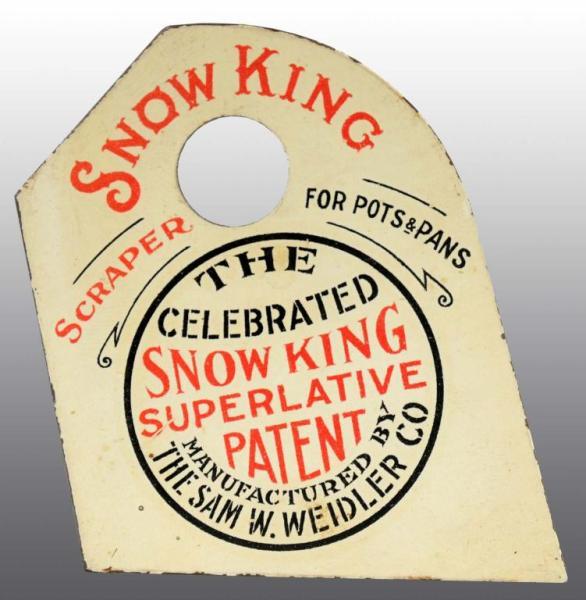 Appraisal: Snow King Pot Scraper Description Rare piece that does not