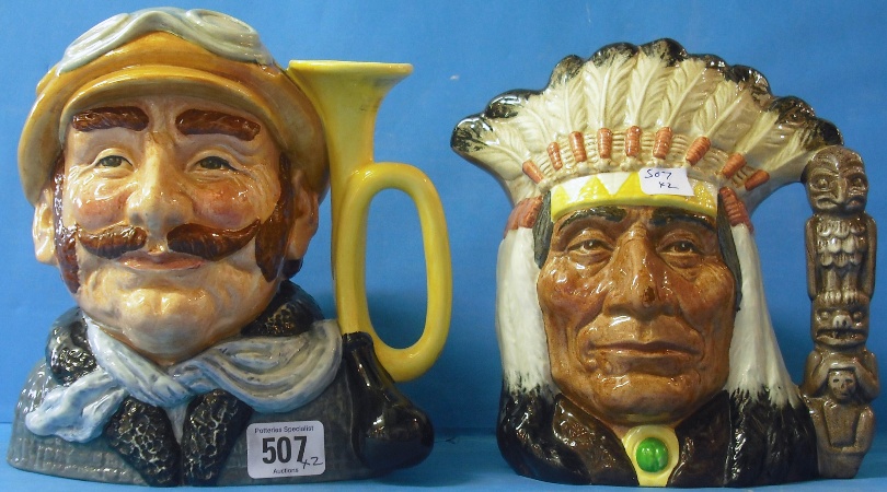 Appraisal: Royal Doulton Large Character Jugs Veteran Motorist D and North