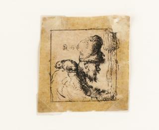 Appraisal: After Rembrandt Head of a Rat Catcher Etching After Rembrandt