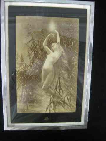 Appraisal: Victorian Photograph of a Pre-Raphaelite Painting nude reaching toward the