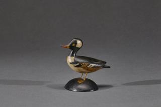 Appraisal: Miniature Hooded Merganser A Elmer Crowell Miniature Hooded MerganserA Elmer