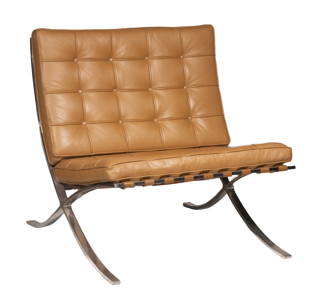 Appraisal: BARCELONA CHAIR DESIGNED BY MIES VAN DER ROHE IL GERMANY