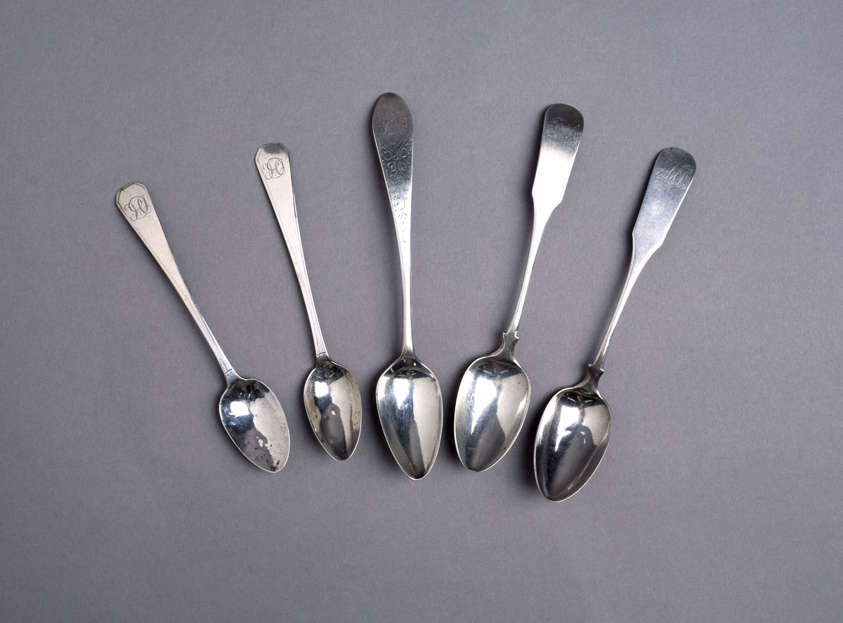 Appraisal: GROUP OF NEWBURYPORT MASSACHUSETTS SILVER SPOONS VARIOUS MAKERS CIRCA -