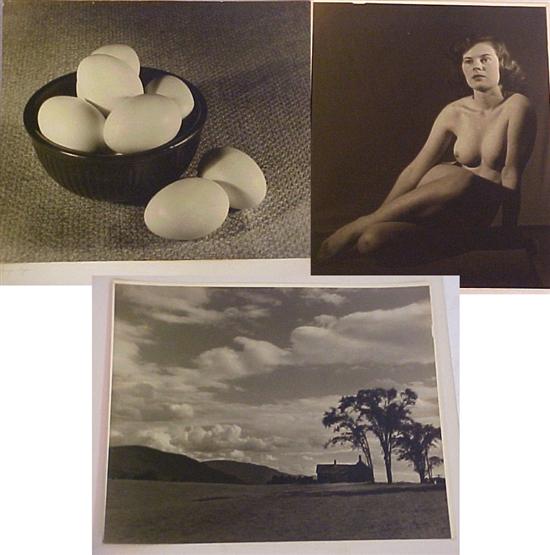 Appraisal: Portfolio of approximately thirty-three large photographs by William Cardell from