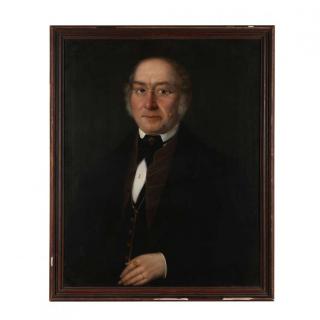 Appraisal: Continental School Portrait of a Gentleman in Spectacles th century