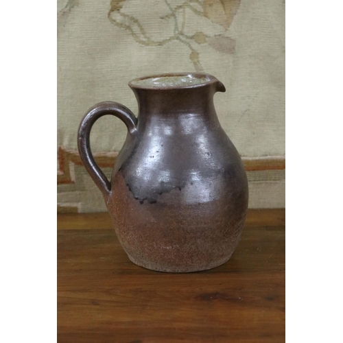 Appraisal: French glazed stoneware jug approx cm H