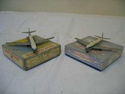 Appraisal: D H Comet Airliner and French Dinky S E Caravelle