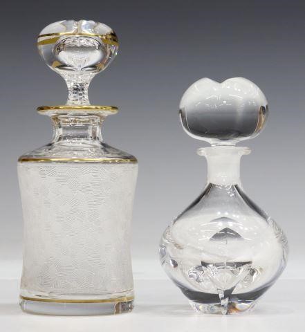 Appraisal: lot of French crystal perfume scent bottles St Louis including