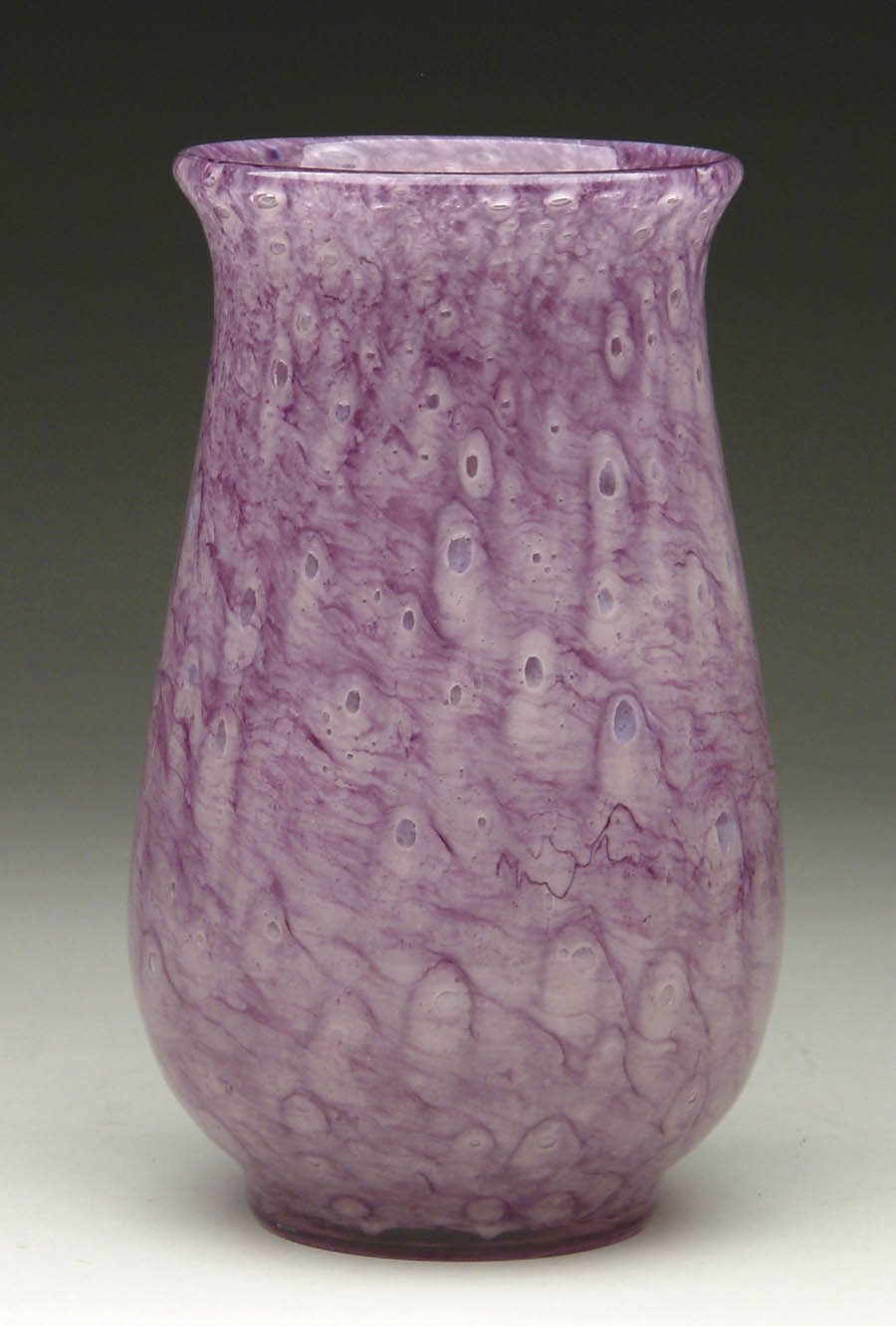 Appraisal: STEUBEN CLUTHRA VASE Very pretty cluthra vase has plum colored