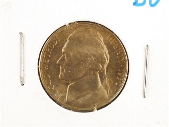 Appraisal: -D Jefferson Nickel Marked BU by consignor full steps