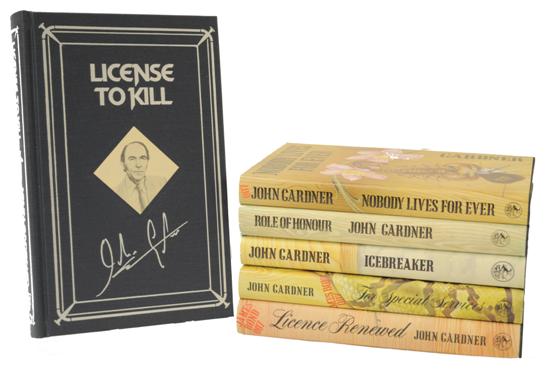 Appraisal: GARDNER John Ten books Five signed books License Renewed For