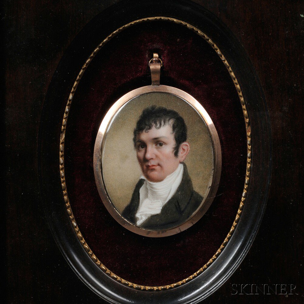 Appraisal: Anglo Continental School Late th Early th Century Portrait Miniature