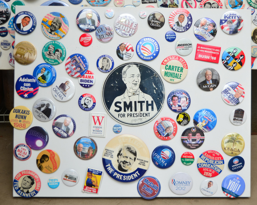 Appraisal: COLLECTION OF PRESIDENTIAL CAMPAIGN BUTTONS MORE Approx campaign buttons from