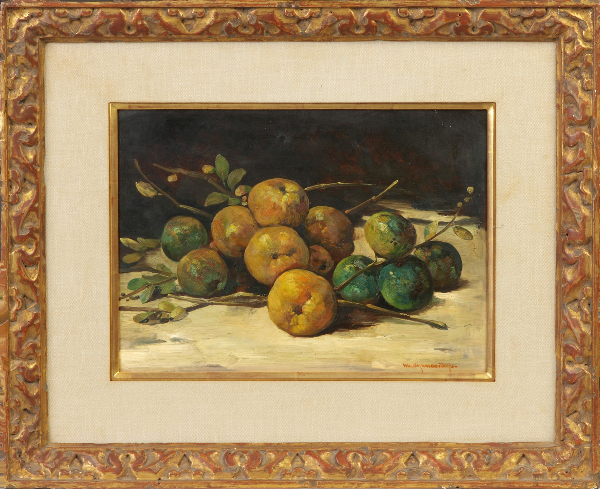 Appraisal: Willem Van Den Berg Dutch - Wild Apples Sgn Lower