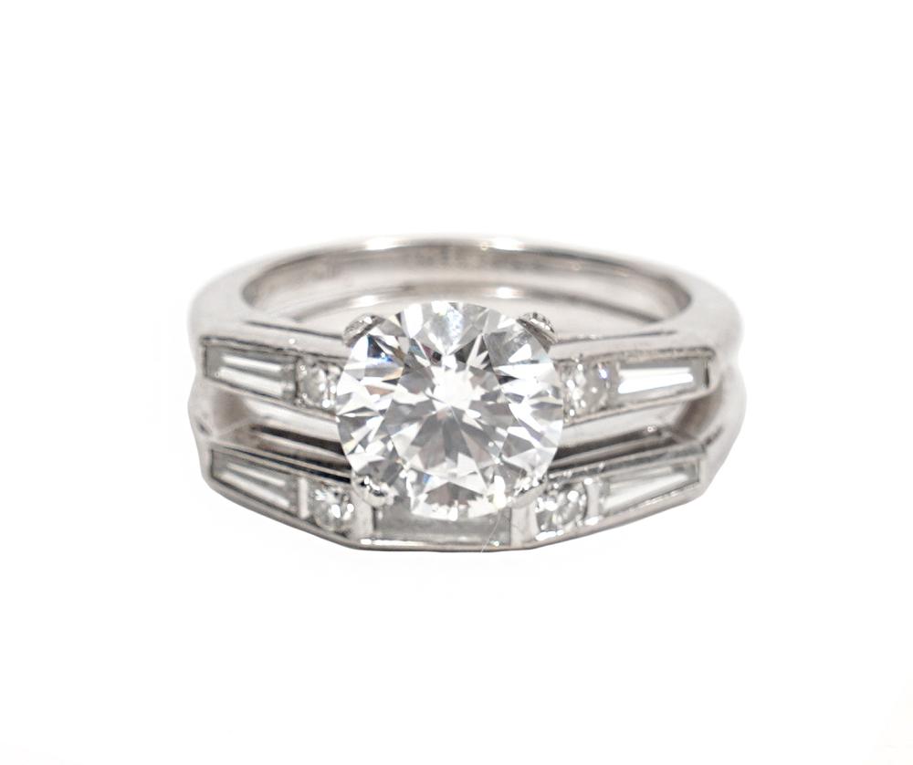 Appraisal: CT DIAMOND RING GIA CERTIFICATE D COLOR SI Ladies GIA