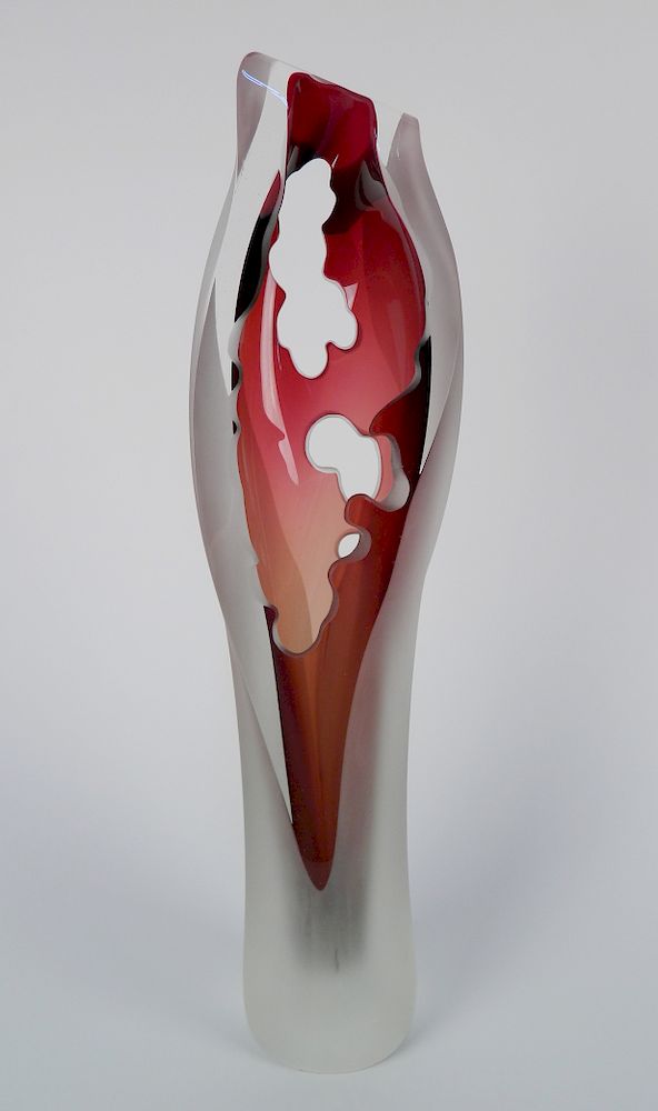 Appraisal: Joseph Becker glass sculpture Joseph Becker American th st c