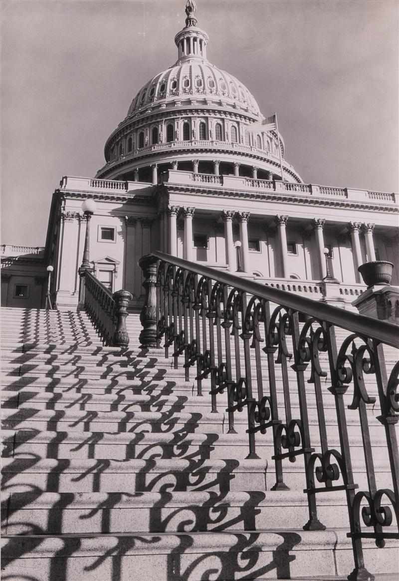 Appraisal: MARGARET BOURKE-WHITE AMERICAN - ''THE CAPITOL STEPS WASHINGTON D C