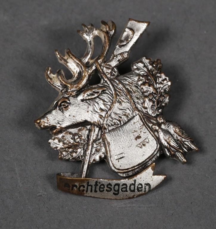 Appraisal: Vintage Bavarian or Austrian marksmanship hunting pin Deer or stag