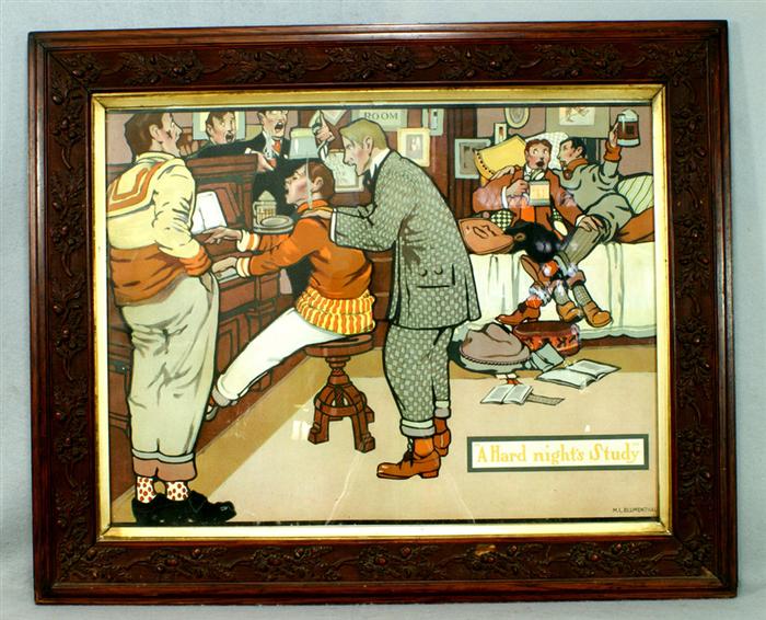 Appraisal: Moses Lawrence Blumenthal American PA b known for illustration color