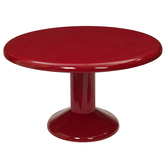 Appraisal: Vico Magistretti lsquo Tessera-Mezza-Tessera rsquo table by Artemide Italy molded