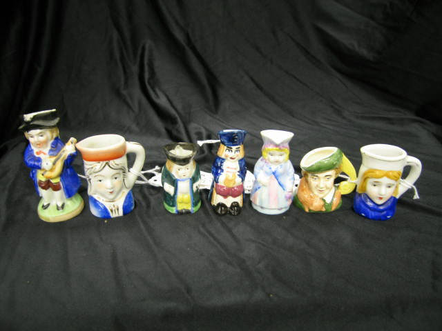 Appraisal: Miniature Porcelain Toby Jugs various makers