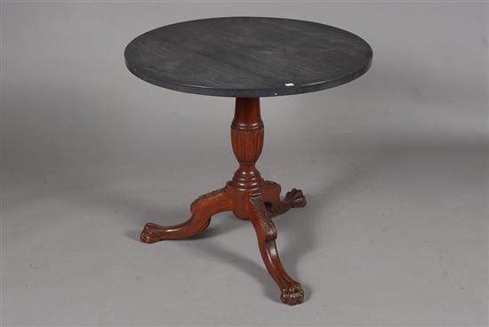 Appraisal: TRIPOD TABLE Laminate top