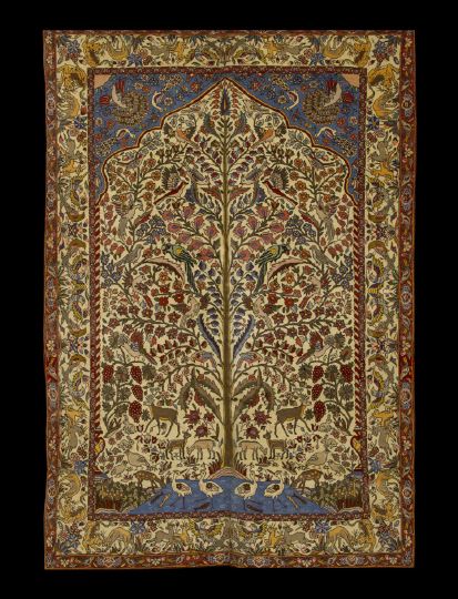 Appraisal: Persian Bakhtiari Pictorial Carpet ' x '