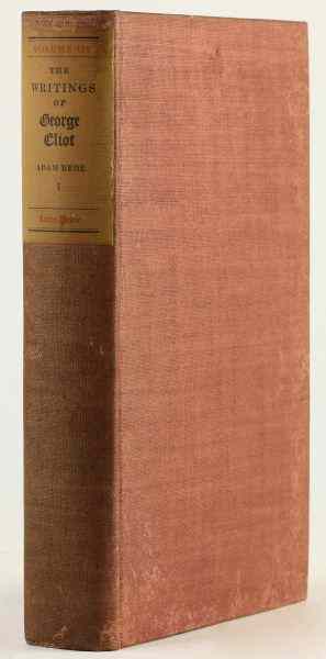 Appraisal: Limited Edition The Writings of George Eliot Boston and New