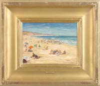 Appraisal: CHAUNCEY FOSTER RYDER American - BEACH DAY Oil on board