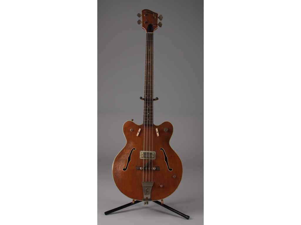 Appraisal: Vintage Gretsch Model Electric Bass ca s double cutaway natural