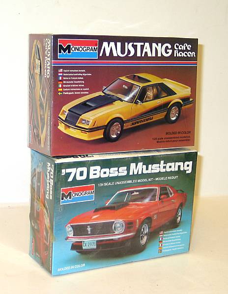 Appraisal: Ford Mustang Model Kits Lot of assorted year and manufactured