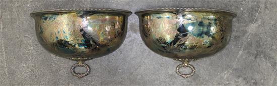 Appraisal: Sale Lot An English Silver-Plate Cloche th th century cut