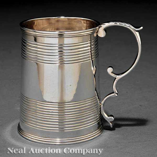 Appraisal: A William IV Sterling Silver Christening Cup Joseph John Angell