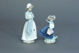 Appraisal: A Lladro figure of a Girl with a Puppy together