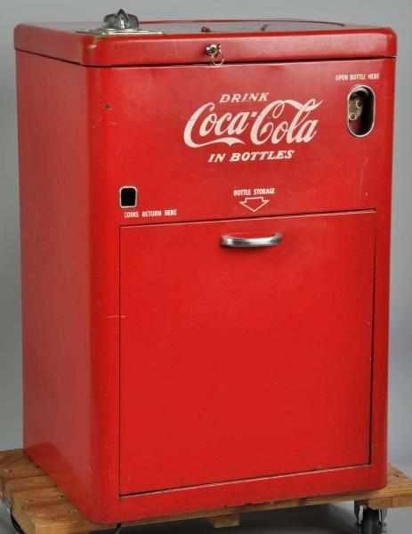 Appraisal: Vendo Coca-Cola E Machine Description Includes key General overall medium