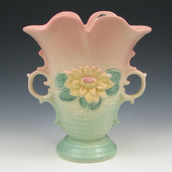 Appraisal: Hull Water Lily L- - Vase - Mint Hull Water