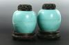 Appraisal: PAIR CHINESE PORCELAIN JARS - Qing Dynasty Ginger Jars in