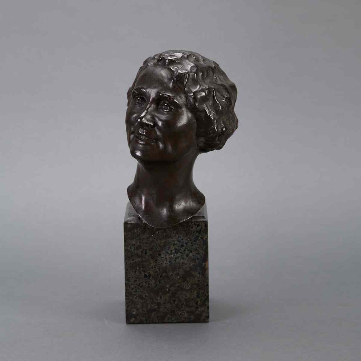 Appraisal: Winnifred K Bentley Canadian th century PORTRAIT HEAD OF A