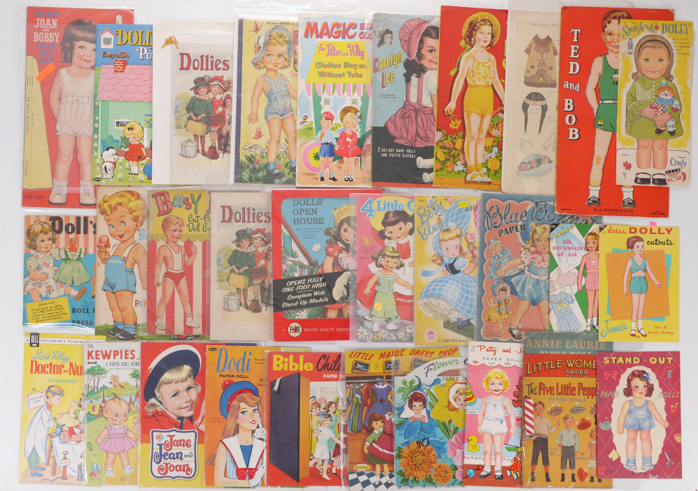 Appraisal: COLLECTION OF VINTAGE PAPER DOLL BOOKS Approx assorted paper dolls