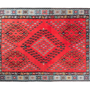 Appraisal: A Serbian-Turkish Wool Rug th Century feet inches x feet