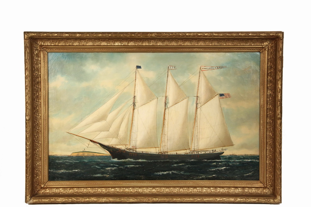 Appraisal: W P STUBBS ME MA - - Ship's Portrait of